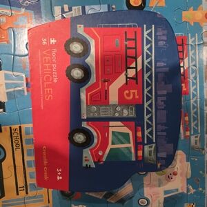Crocodile Creek Vehicle Truck Floor Puzzle